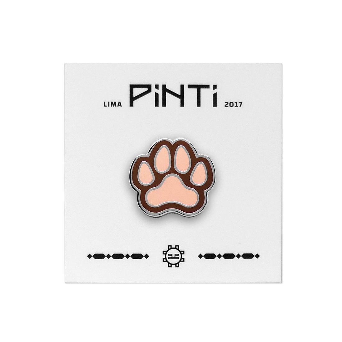 PIN PATITA MARRON