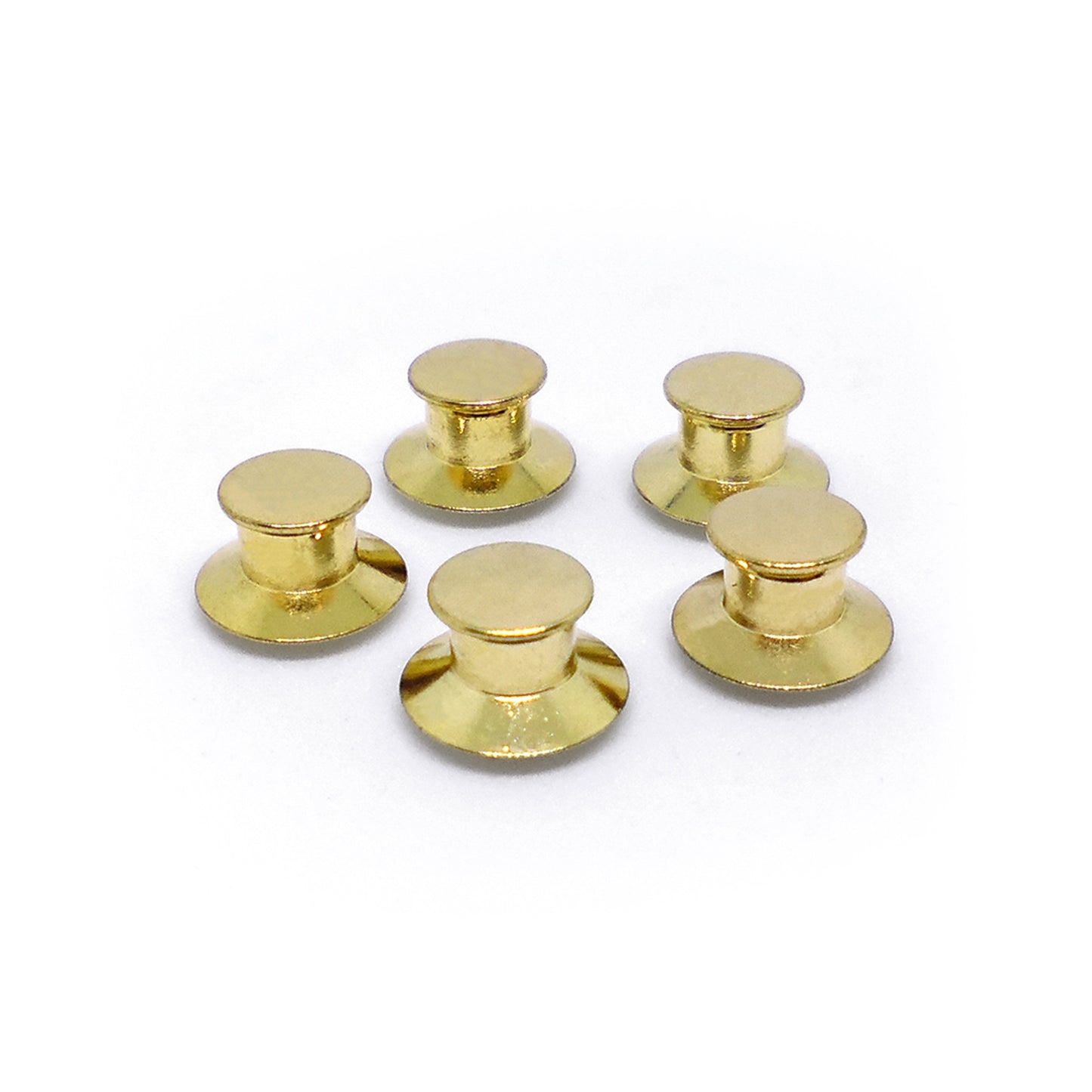 BROCHES PREMIUM (ANTI-ROBO) DORADOS (x5)