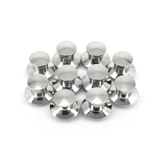 BROCHES PREMIUM (ANTI-ROBO) PLATEADOS (x10)