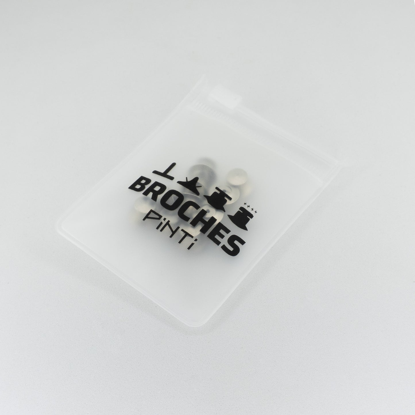 BROCHES PREMIUM (ANTI-ROBO) PLATEADOS (x10)