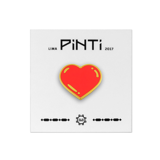PIN CORAZÓN ROJO