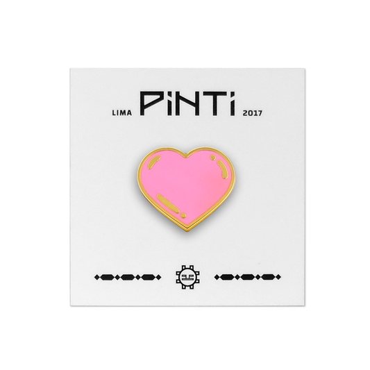 PIN CORAZÓN ROSADO