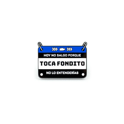 PIN DORSAL FONDITO AZUL