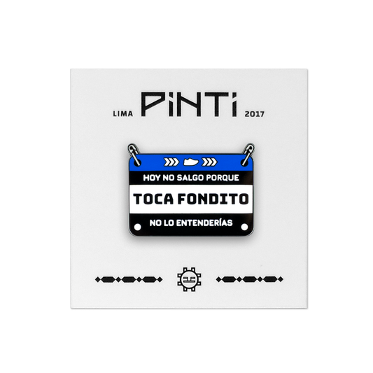 PIN DORSAL FONDITO AZUL
