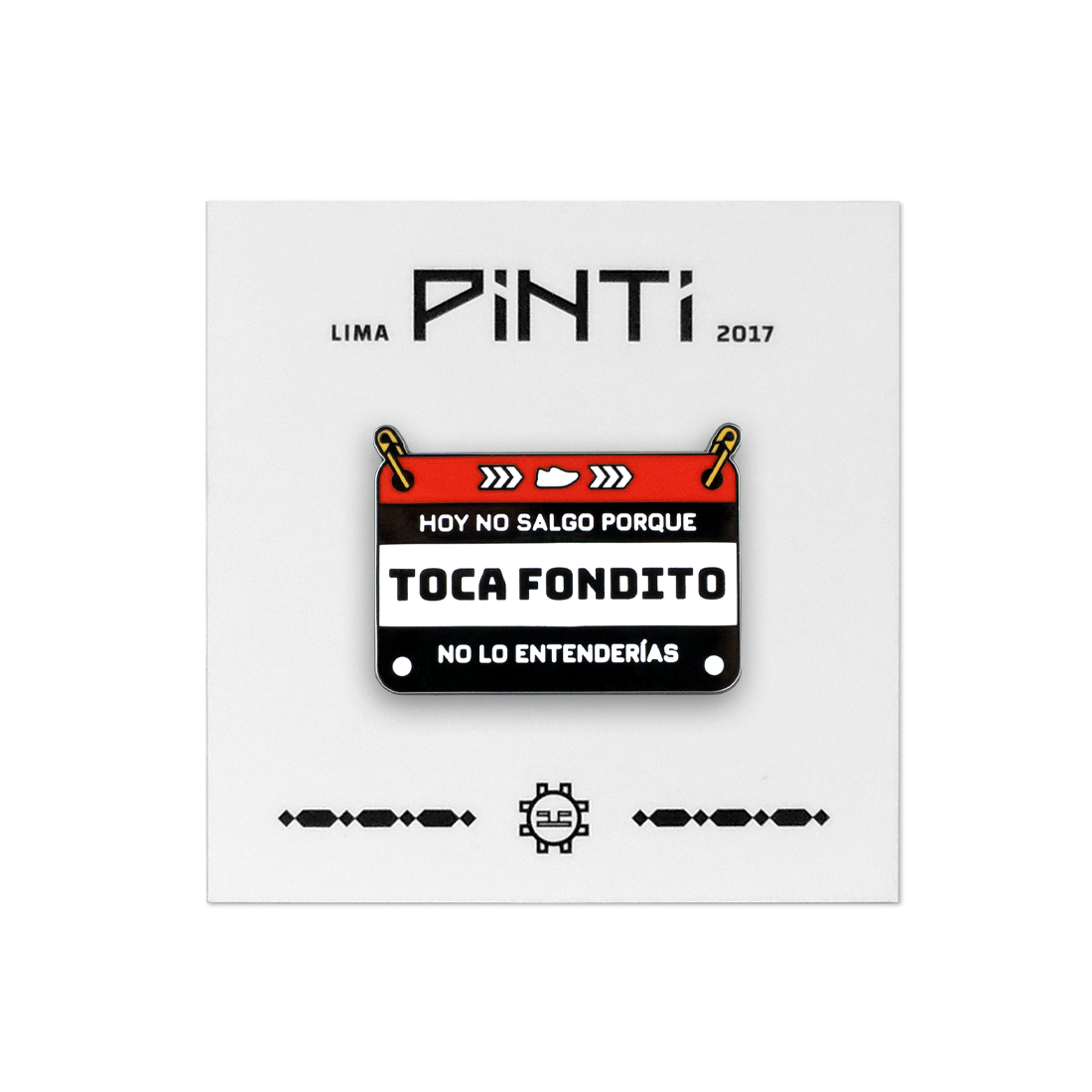 PIN DORSAL FONDITO ROJO