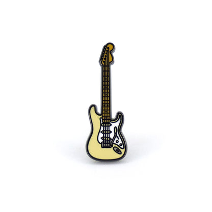 PIN GUITARRA STRATOCASTER BLANCA