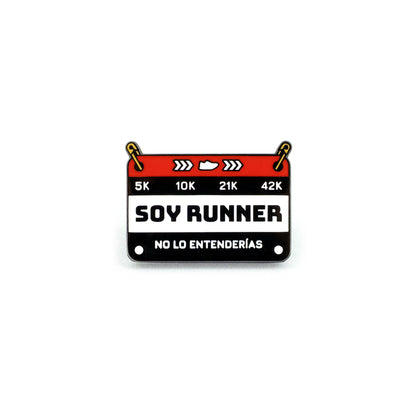 PIN DORSAL RUNNER ROJO