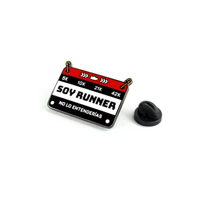 PIN DORSAL RUNNER ROJO