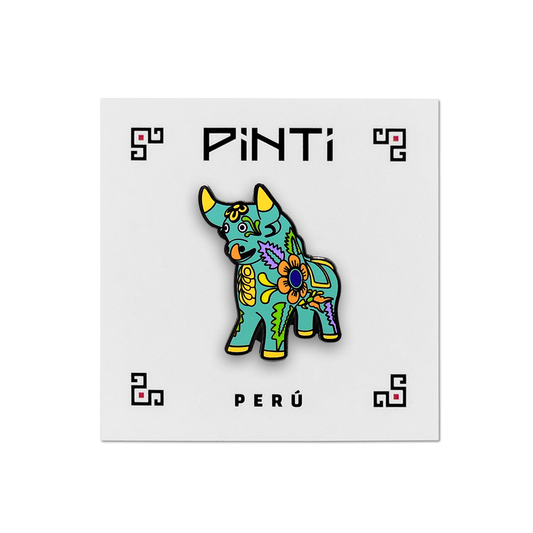 PIN TORITO DE PUCARA CELESTE