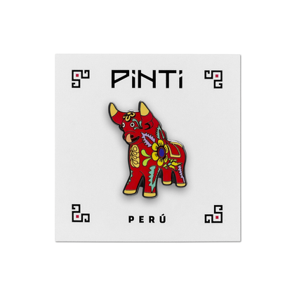 PIN TORITO DE PUCARA ROJO