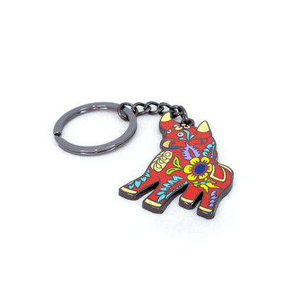 LLAVERO TORITO DE PUCARÁ ROJO