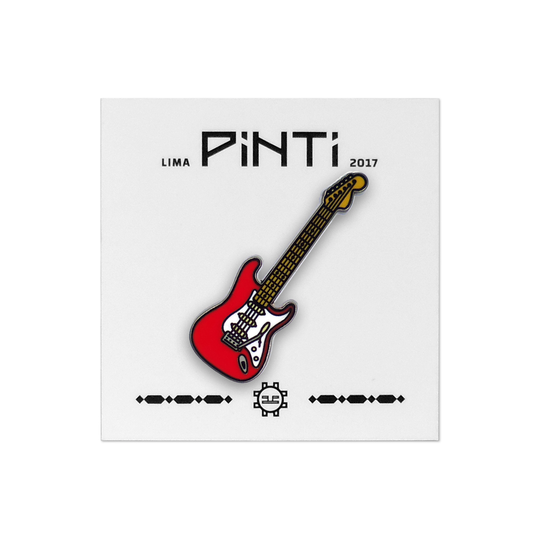 PIN GUITARRA STRATOCASTER ROJA