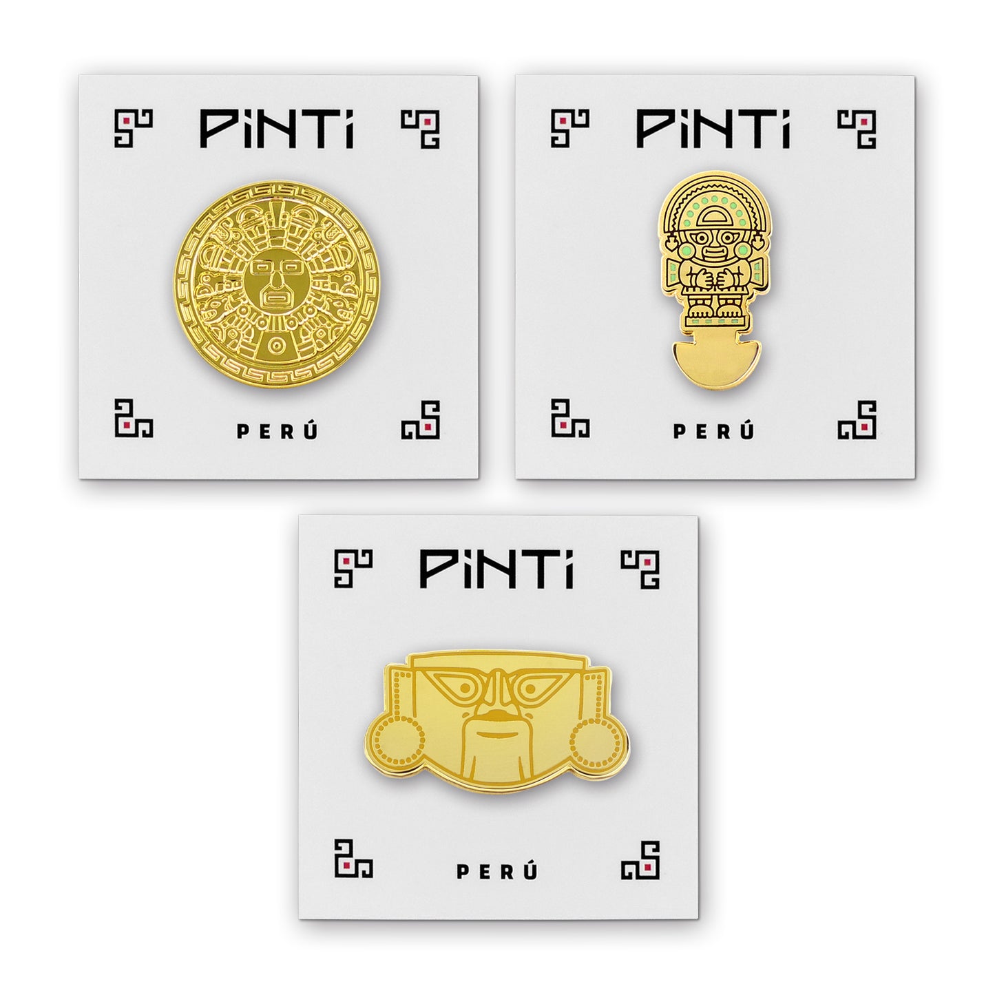 PIN PACK TRÍO DORADO